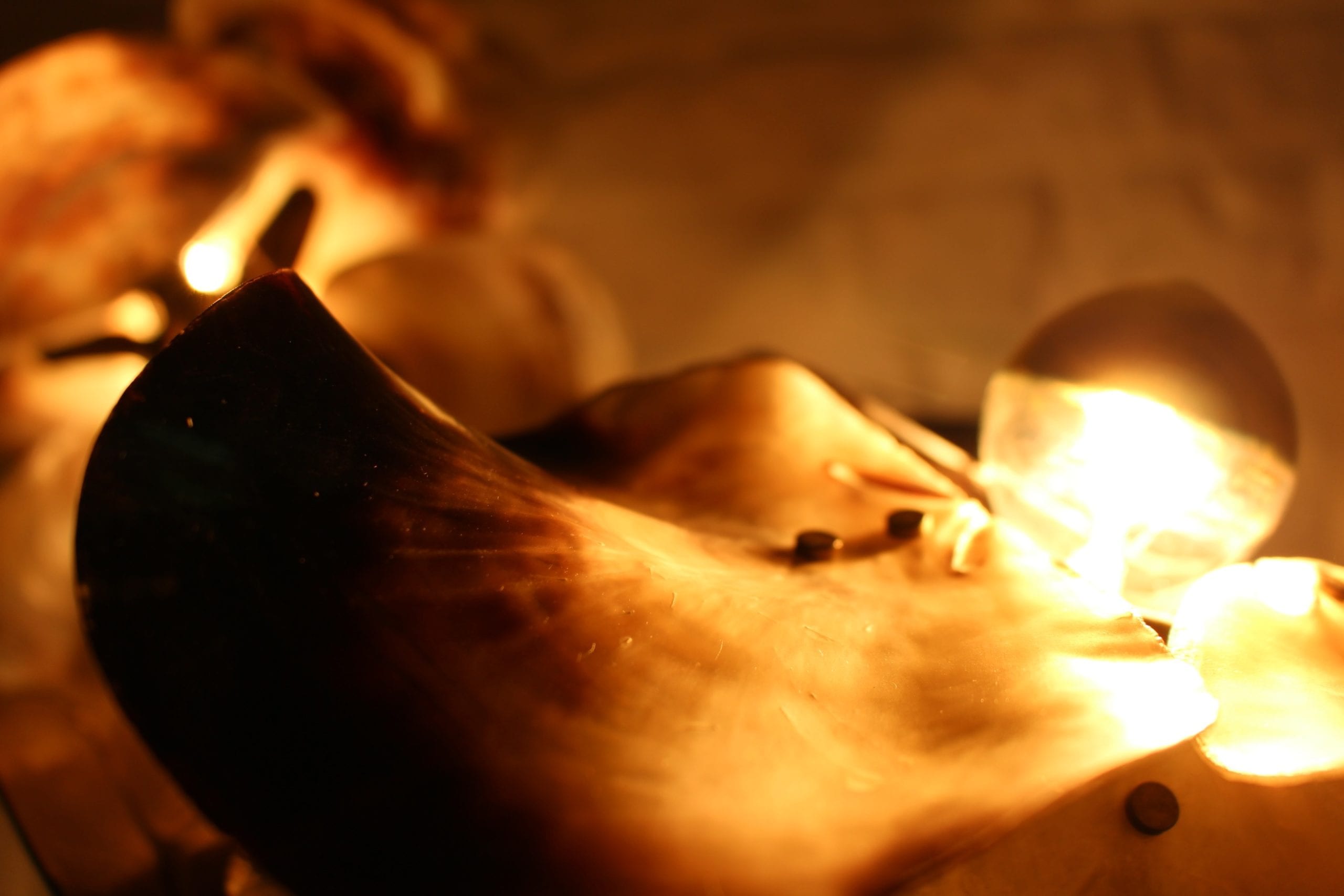 lampe laiton nacre willy daro acide etched leaf 7 scaled