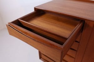 Arne Vodder highboard tambour sibast 6