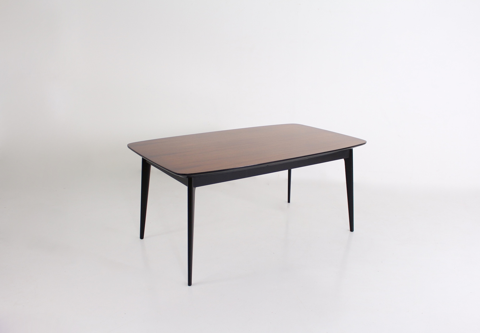 Tafel met verlengstukken in rozenhout, Alfred Hendrickx. - Afbeelding 4