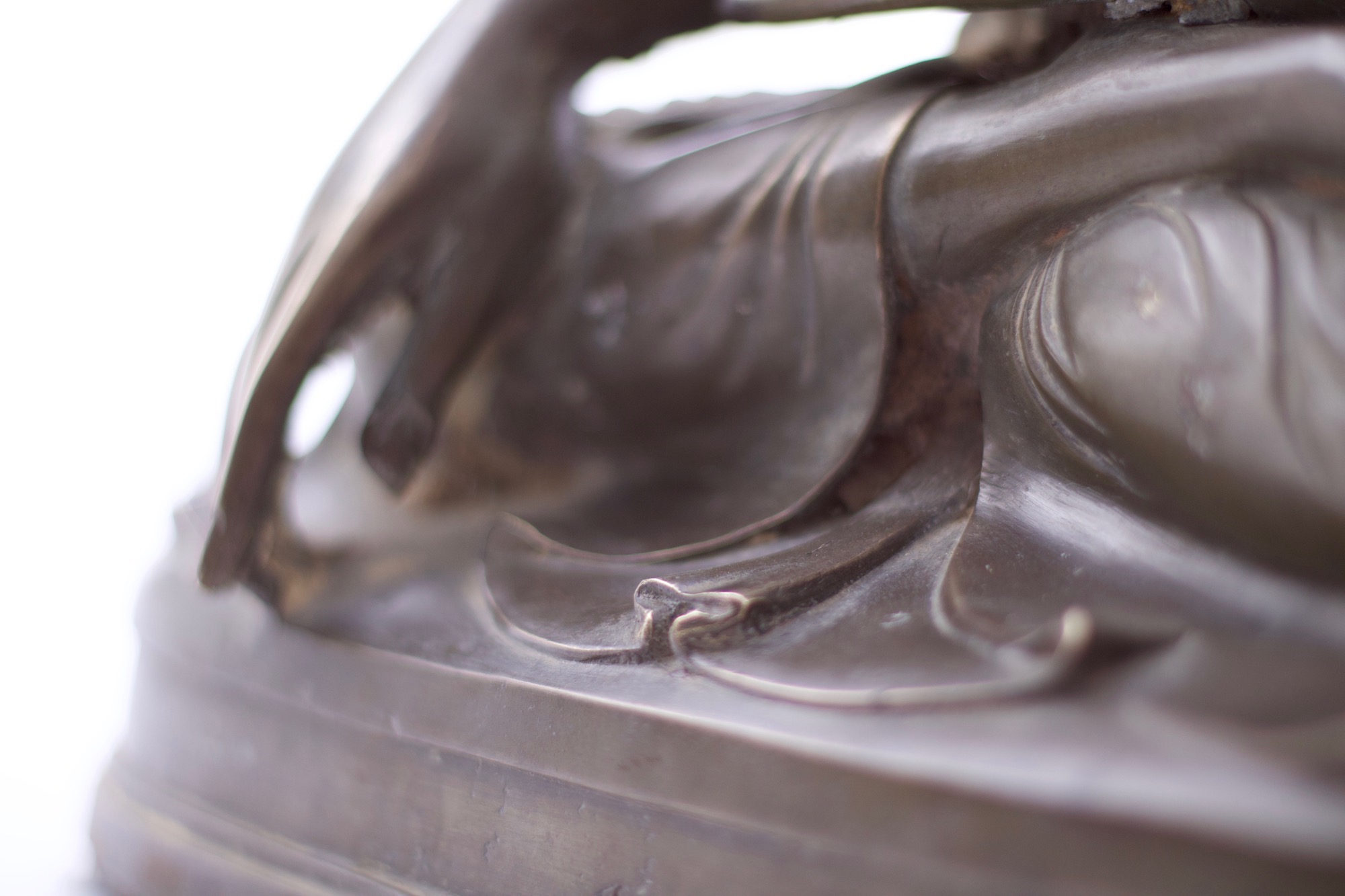 Birmese Shakyamuni Boeddha in brons - Afbeelding 10