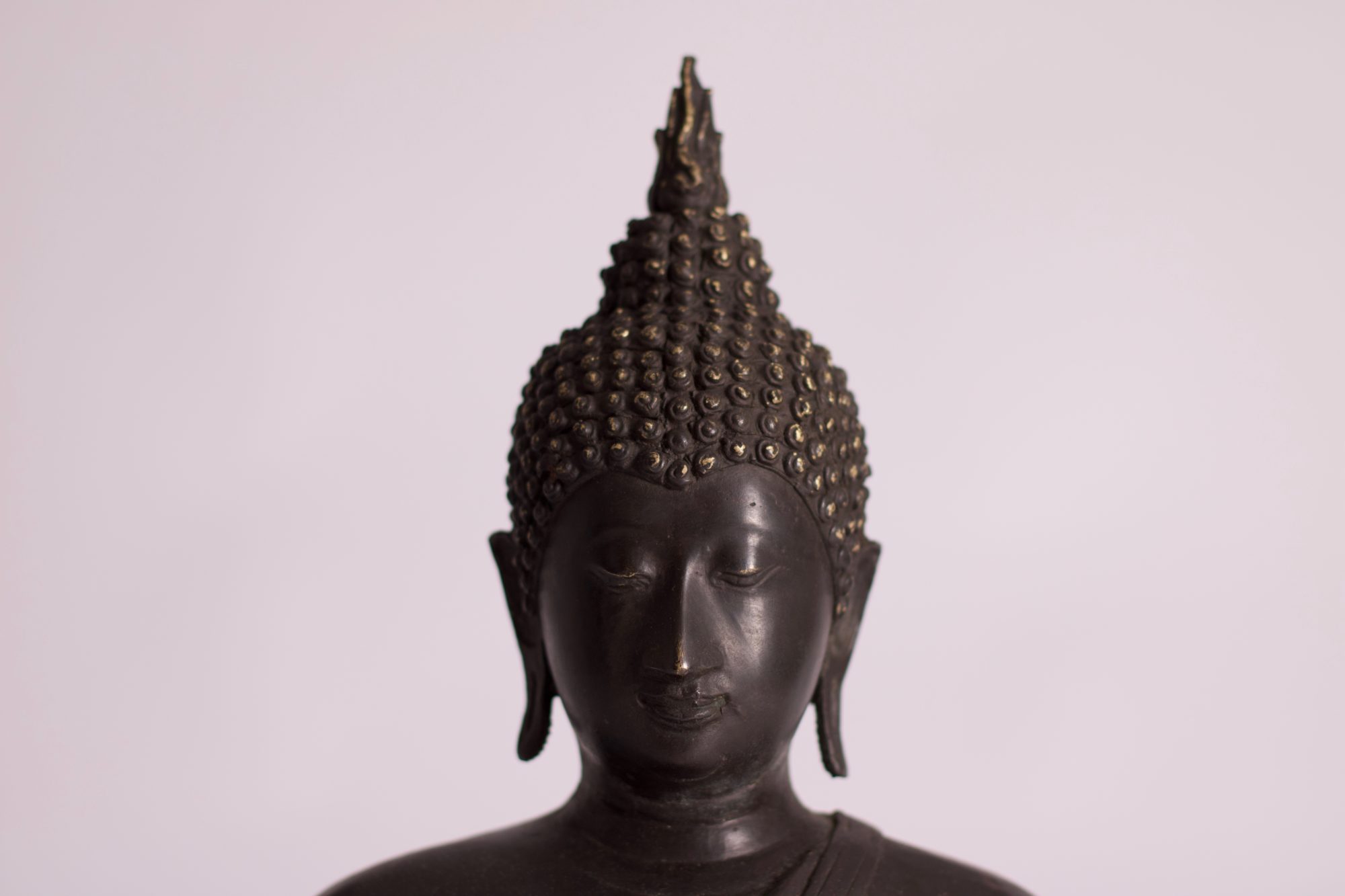 Bronzen Shakyamuni Boeddha Ayutthaya - Afbeelding 2