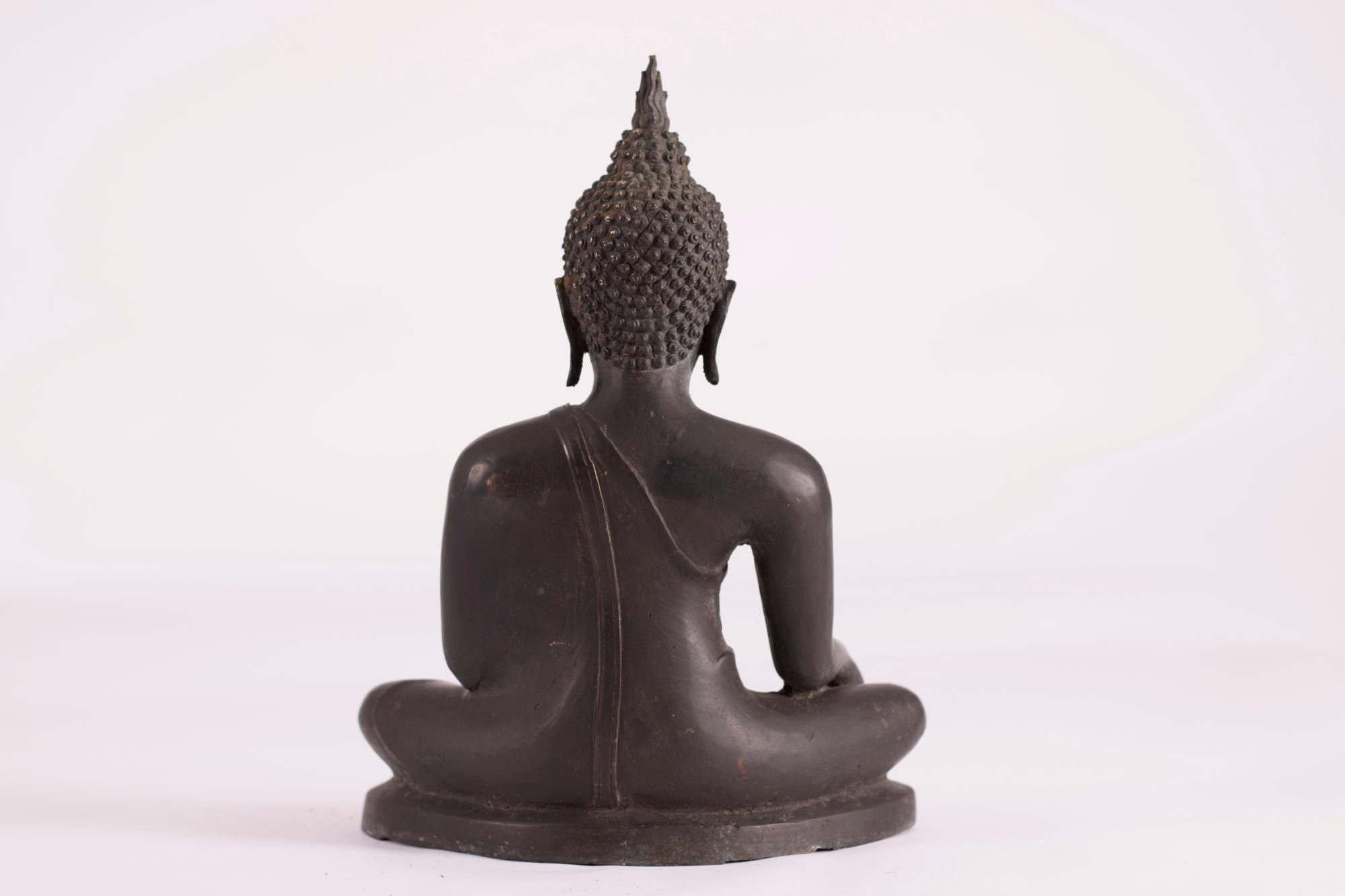 Bronzen Shakyamuni Boeddha Ayutthaya - Afbeelding 8