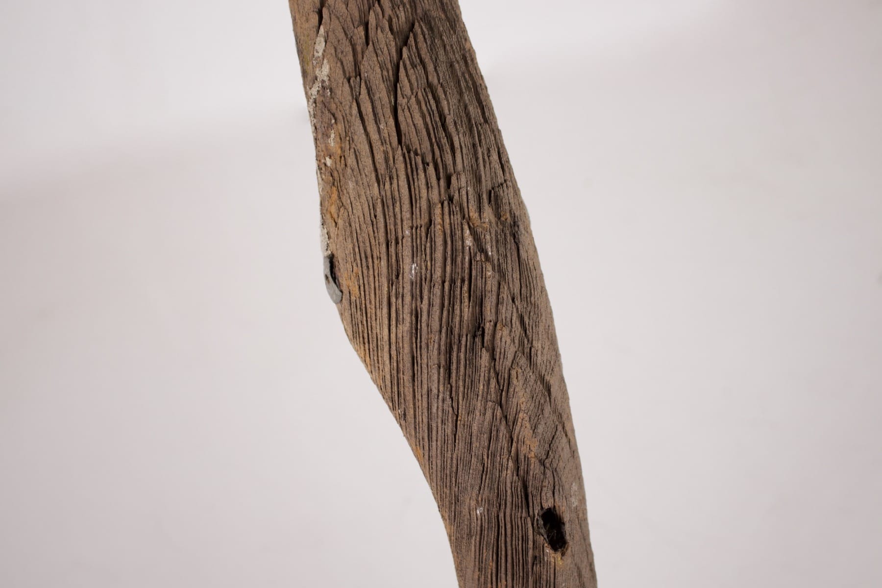 Détail du bois d'un chofa ancien Claude de Marteau