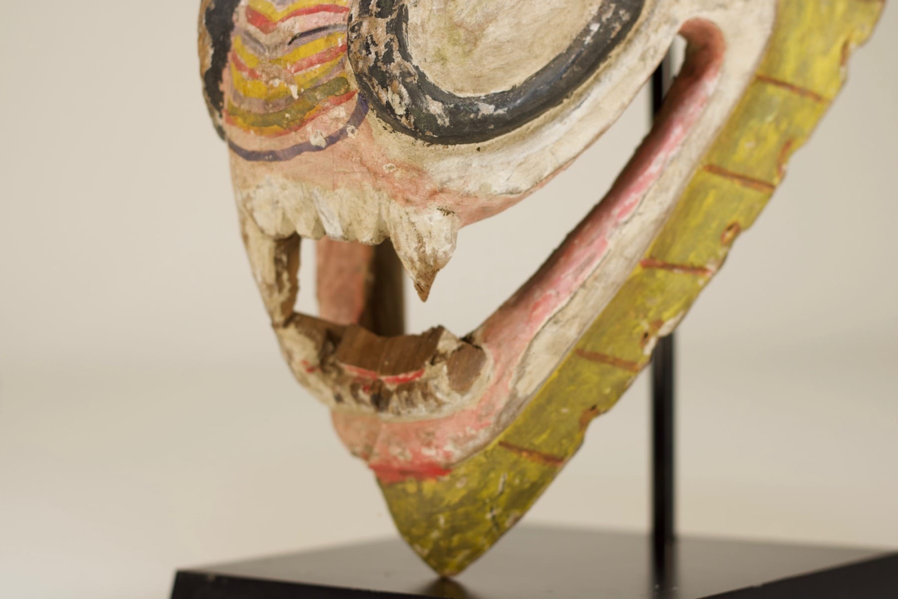 Tibetische Maske Cham, Schneetiger – Bild 3