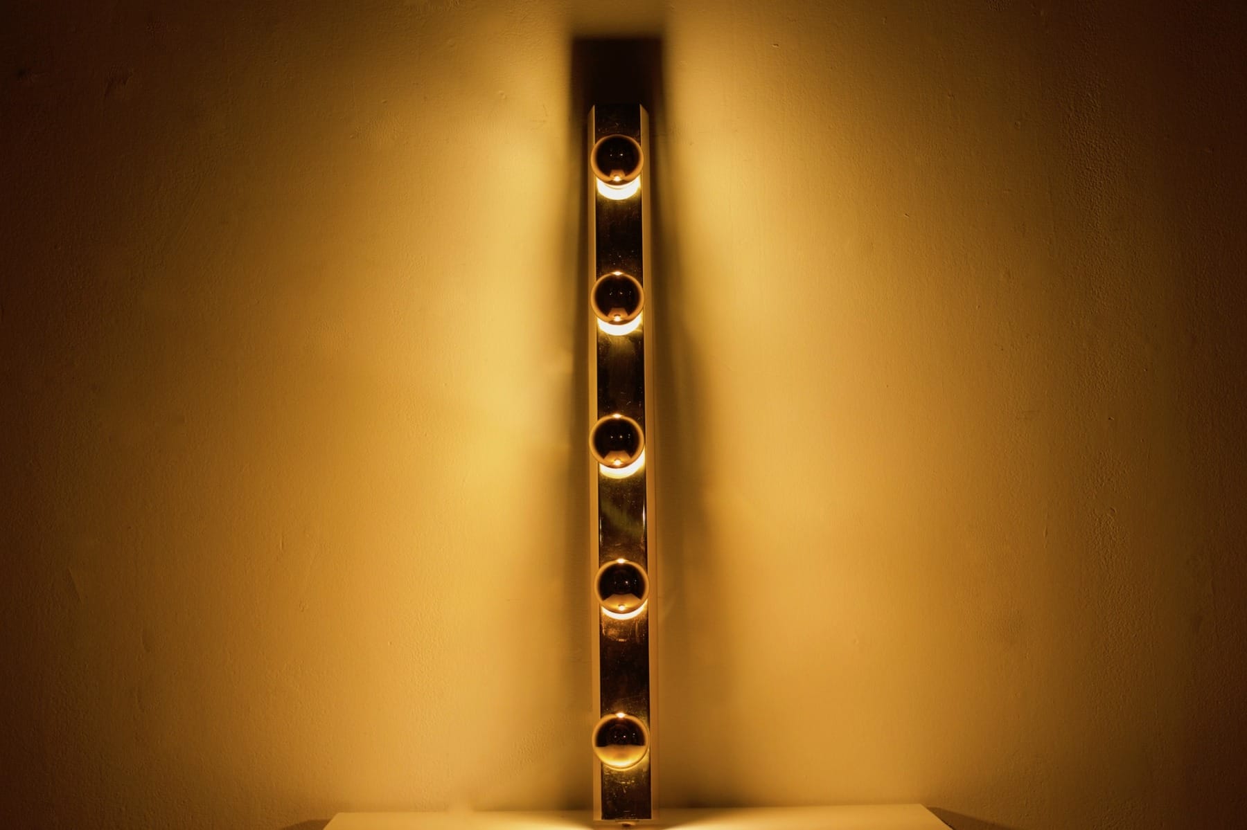 Appliques de loge "Vanity lamp" en laiton. – Image 8