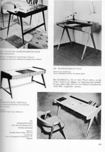 Modèle identique du bureau publié dans le livre Das Möbelbuch