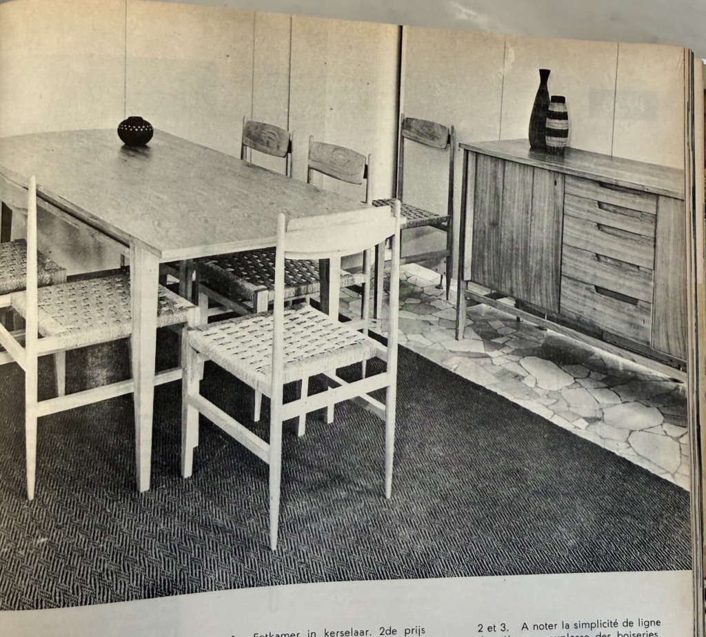 Salle à manger Pieter de Bruyne, 1956