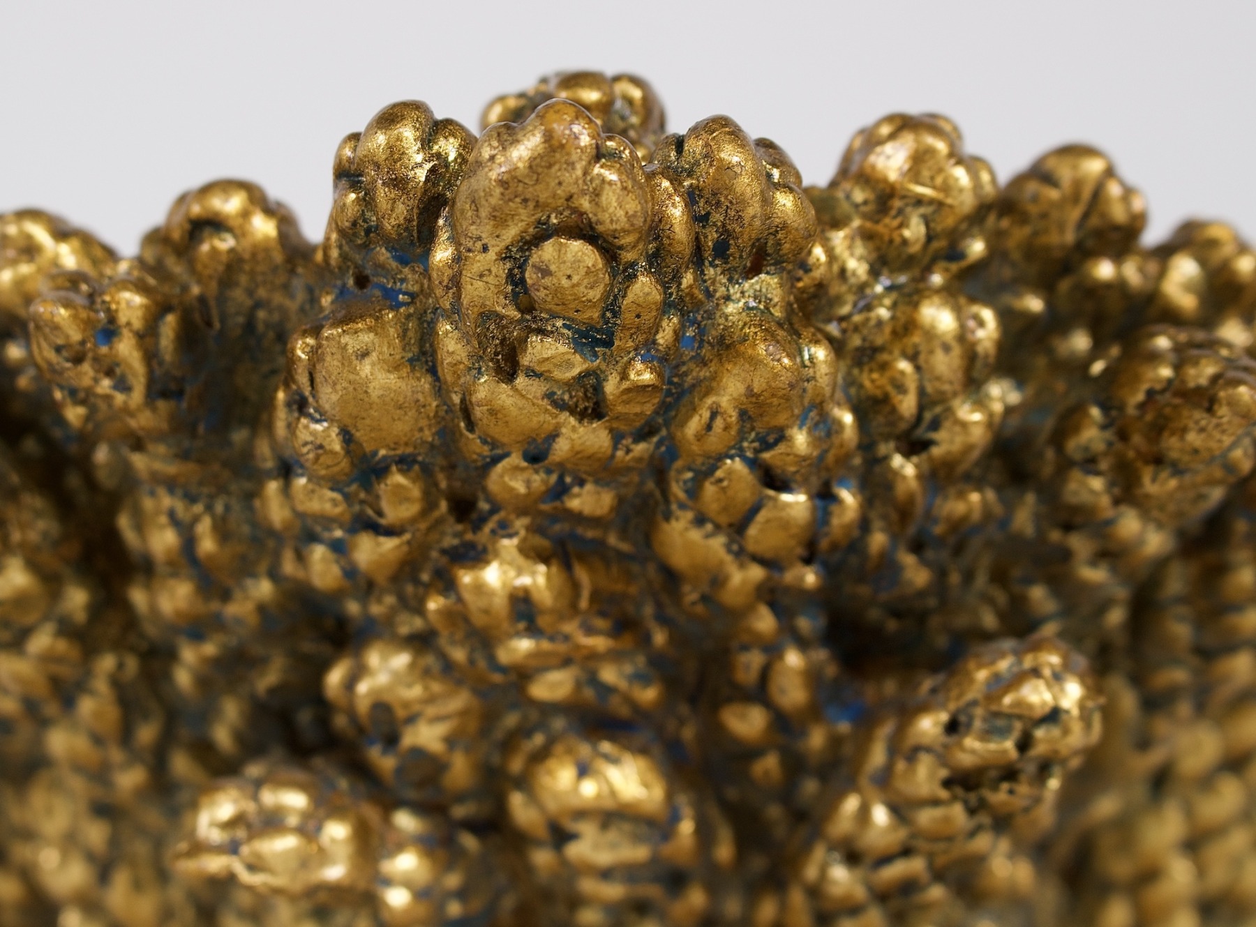 detail van de gouden tarwekorrels