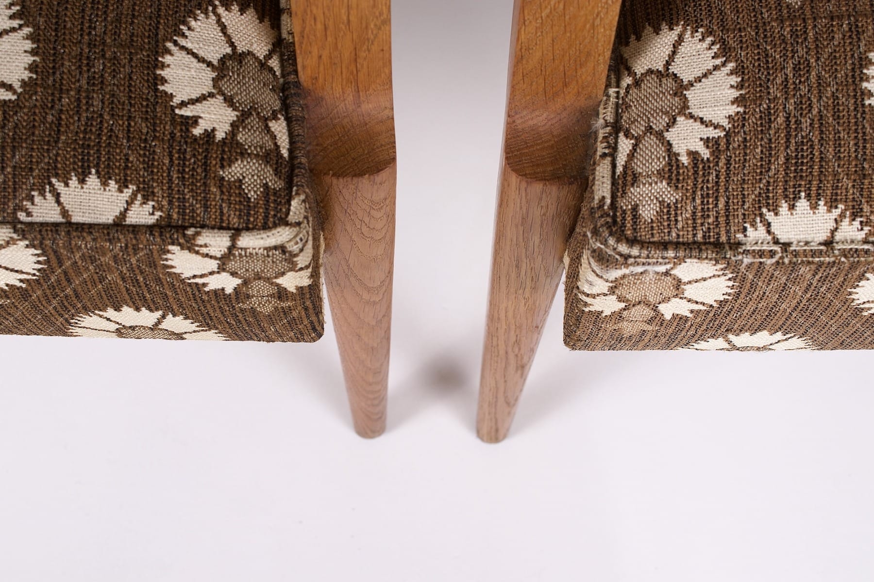 Fauteuils en chêne René-Jean Caillette – Image 5